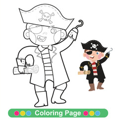 Coloring worksheet page. Educational printable coloring worksheet. Printable activity page for children 