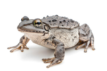 Naklejka premium African bullfrog, isolated on white background