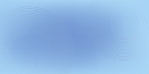 Abstract circle lines on light blue background. Geometric stripe line art design for poster, brochure, cover, website, header, web banner, presentation.