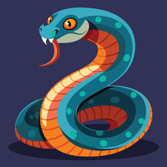Obraz premium snake vector