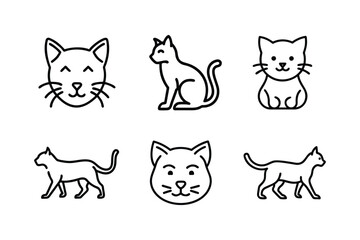 Cute cat illustration vector art 