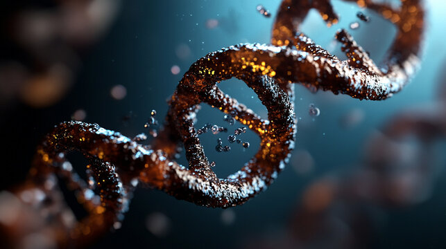 Close-Up View of Quantum Energy Patterns Shaping Reality