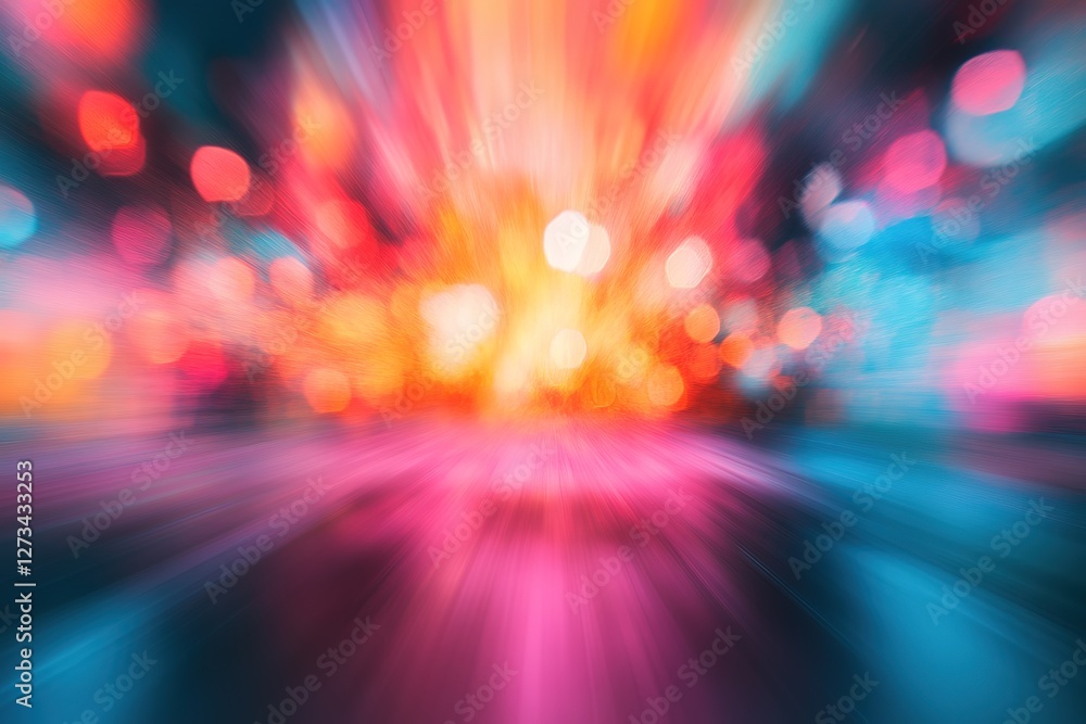 Poster dreamy blurred background: soft gradient hues for design projects, websites, presentations, and arti