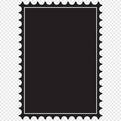 Post stamp frame outline icon. postage stamp vector on a background, vector illustration, postage stamp border set vectors, blank postage stamp in flat design. Postage perforated templates collection.