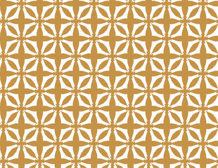 Elegant Harmony: Sophisticated Gold & White Pattern