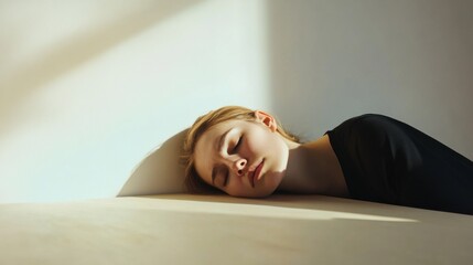 Withdrawal symptoms cause fatigue. A person slumping over a desk, eyes closed
