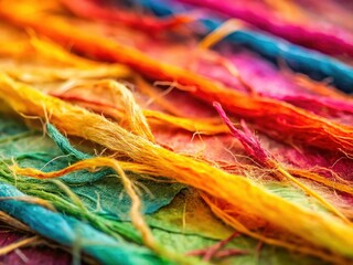 Sustainable Recycled Paper Texture with Natural Fibers - Eco-Friendly Crafting Material