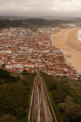 City view from Nazare viewpoint