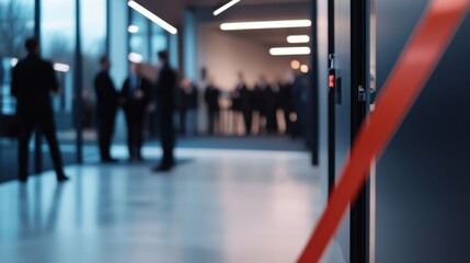 An inaugural ceremony for the opening of a new conference center. Featuring business and innovation