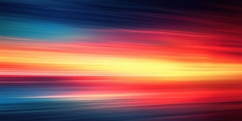 A dynamic abstract canvas bursts with vibrant hues—blues, greens, reds, and oranges intertwine in energetic swirls, creating an exhilarating dance of color