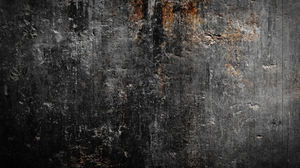 Naklejka premium Dark grunge texture in high resolution showcasing deep shades and rough surfaces ideal for backgrounds or artistic projects