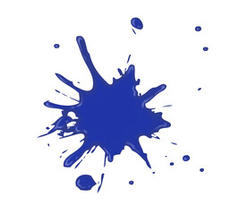 splash of blue paint png illustration