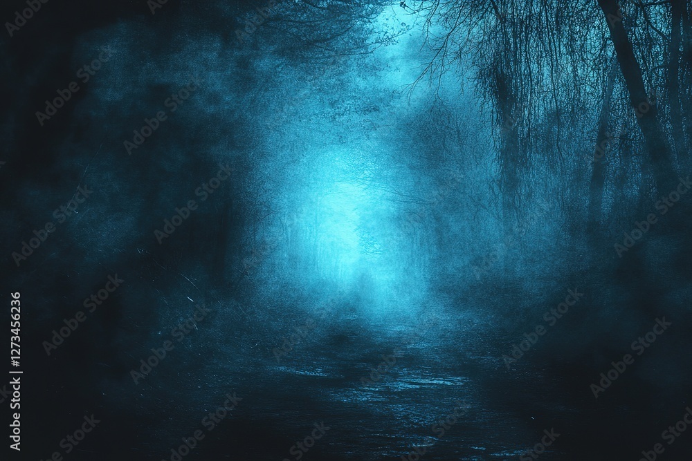 Poster moody blue grunge texture: distressed vintage background for design projects. perfect for adding a r