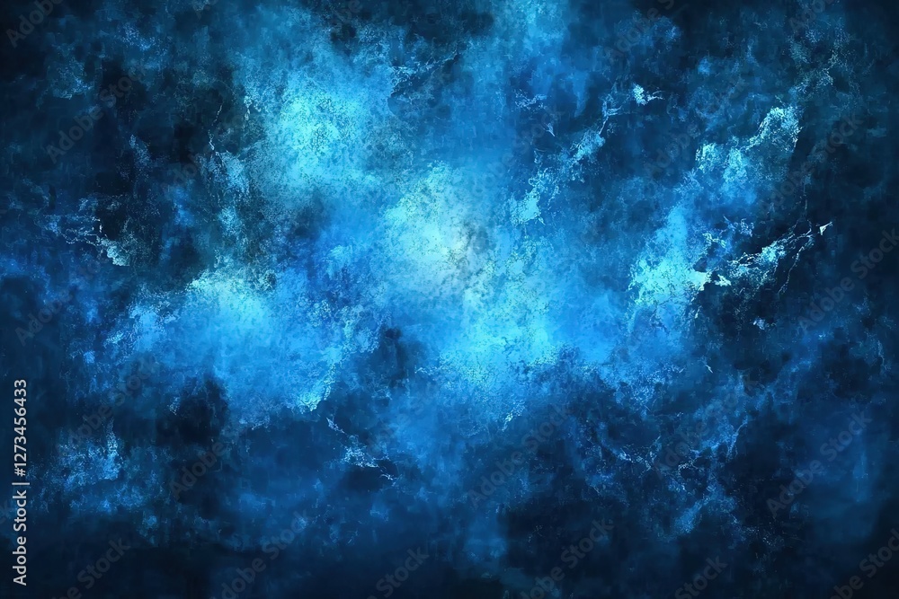Poster moody blue grunge texture: distressed vintage background for design projects. perfect for adding a r