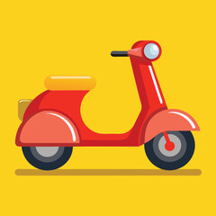 Obraz premium scooter vector 