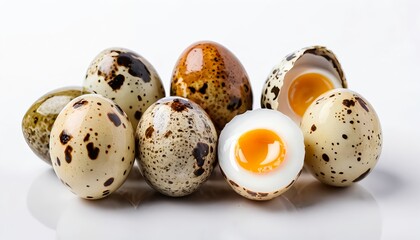 Obraz premium Boiled Quail Eggs