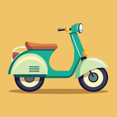 Obraz premium scooter vector 