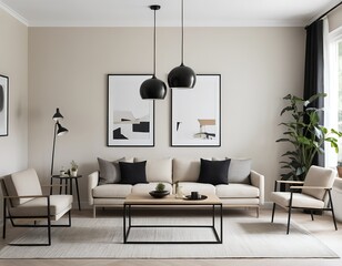 Modern Minimalist Living Room Interior Design