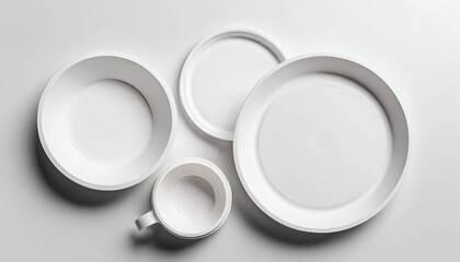 Minimalist White Dishware Set