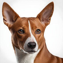 Obraz premium Portrait of an Adorable Basenji Dog