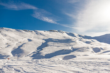 L'appennino completamente imbiancato da una neve meravigiiosa