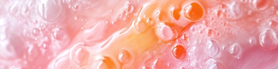 Fototapeta premium Close-up shot of a fresh piece of fruit with water droplets on its surface, great for healthy food or beverage concepts