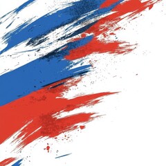 A present-day representation of the Russian flag, showcasing the iconic white, blue, and red pattern