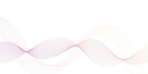 Abstract wave blend lines on transparent background. Design for banner, wallpaper, background and many more. Undulate Grey Wave Swirl, frequency sound wave, twisted curve lines with blend effect.	