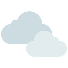 Two Clouds Icon