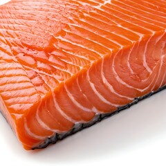 Fresh Salmon Fillet, Close-Up