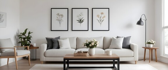 Modern Minimalist Living Room Interior Design