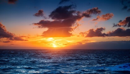 Fototapeta premium sunset over the sea