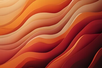 Abstract waves flow gracefully across the canvas, their flowing curves creating a sense of fluid motion and vibrant energy.