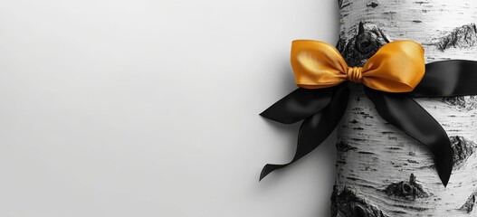 May 9th. The theme of the Great Victory Day from 1941-1945 and Defender of the Fatherland Day, with a St. George ribbon set against Russian birch, is showcased on a banner