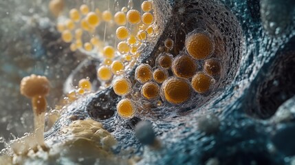 Microscopic World: An Intriguing Journey into the Realm of Cellular Structures and Organic Forms