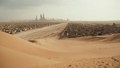 Deserted City in the Desert