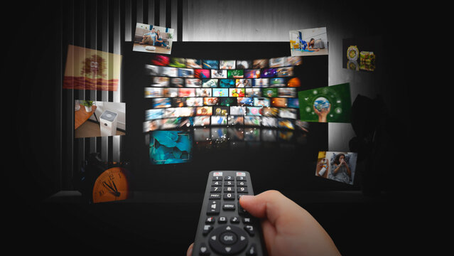 Media concept multiple television screens