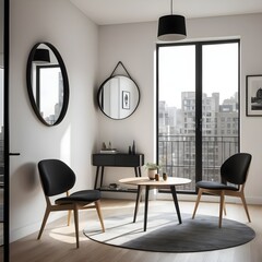 Modern Minimalist Apartment Living Room Interior Design