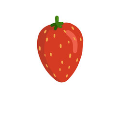 strawberry isolated on white background