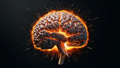 Exploding Brain, Mental Overload, Burning Mind