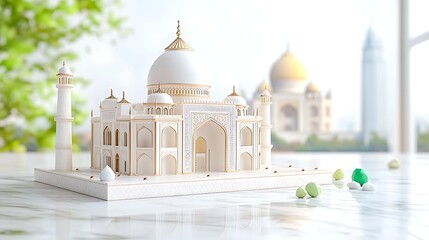 Fototapeta premium Taj mahal art design studio