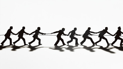 People teamwork character working office space, job improve performance and overall result 3d isometric vector illustration, isolated on white.