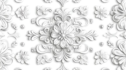 Decorative floral design