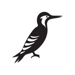 Obraz premium Woodpecker icon vector illustration