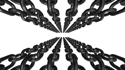 metal chain links