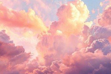 Photo of Epic colorful cloudy sky in daytime. Detailed image