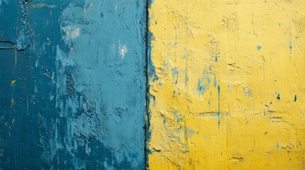 Obraz premium simple abstract background design with a combination of yellow and blue