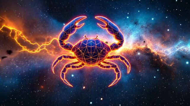 Cosmic Crab: A Celestial Cancer Zodiac Sign