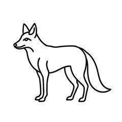 vector illustration of fox