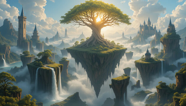 Dreamlike Fantasy Realm &ndash; Magical Land of Wonders